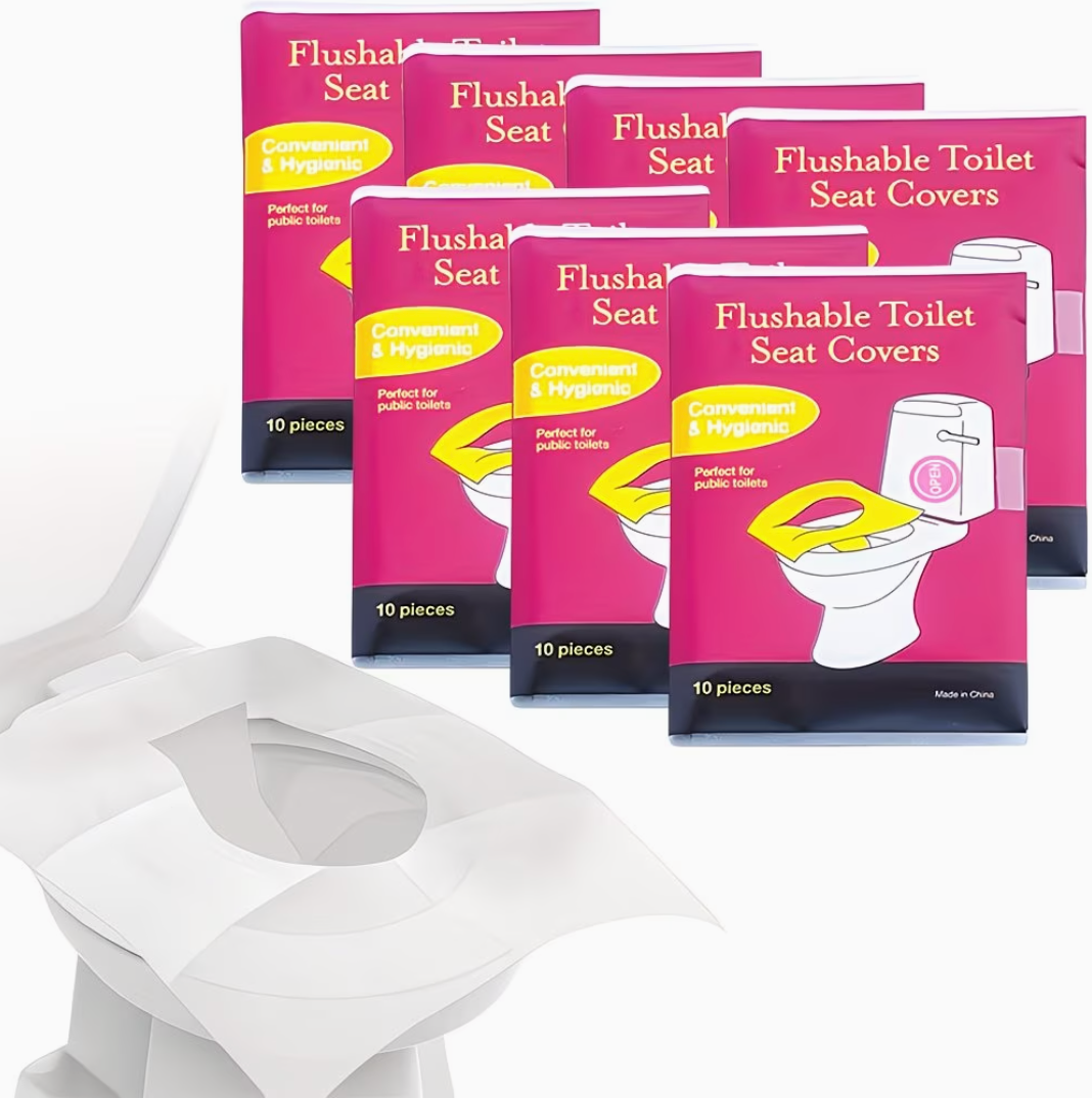 Disposable toilet seat cover