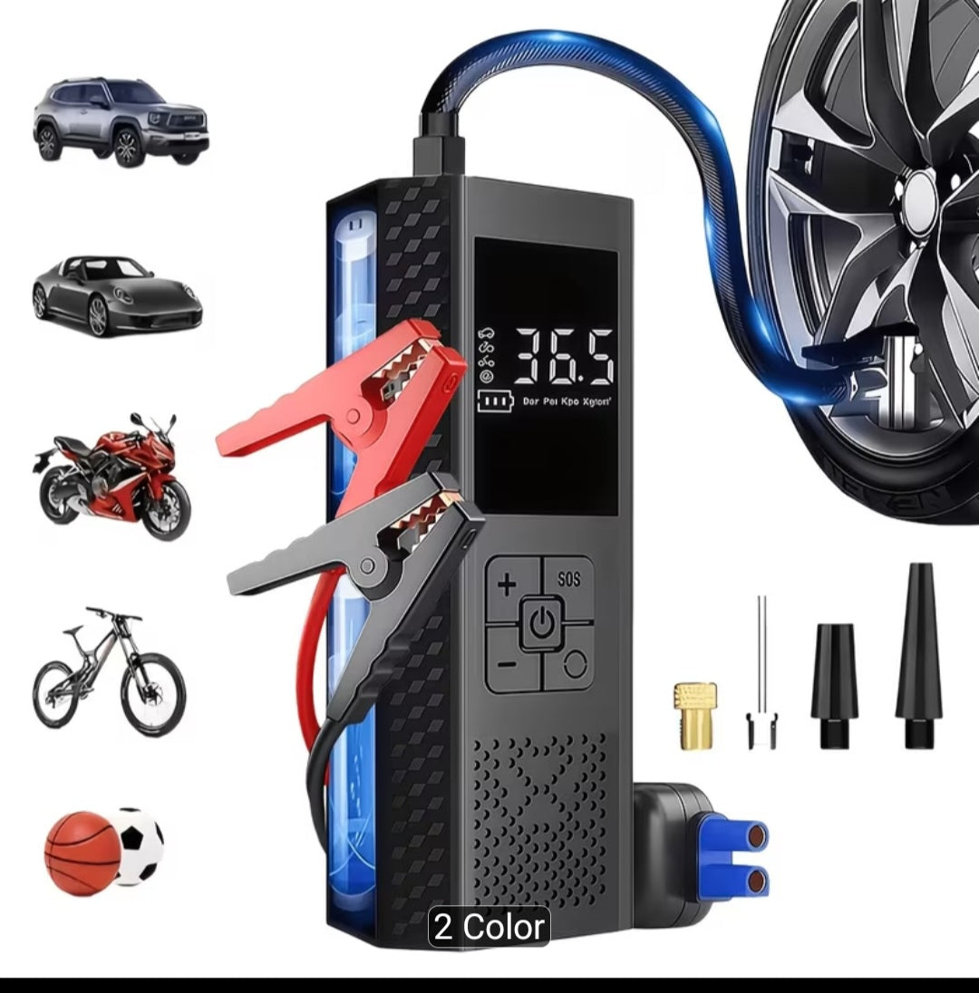 8000A Car Jump Starter & Tyre Inflator